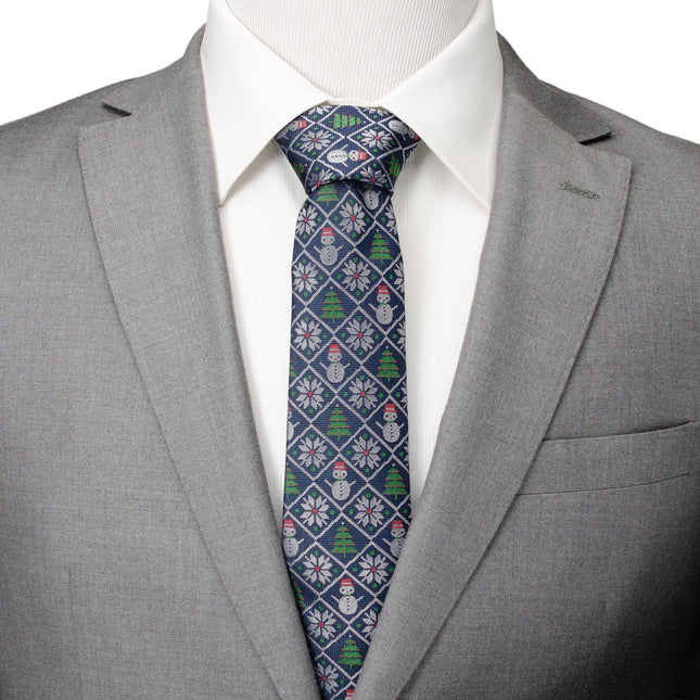 Sweater Weather Blue Men's Tie Ox and Bull Trading Co. Ties - Paul Malone.com