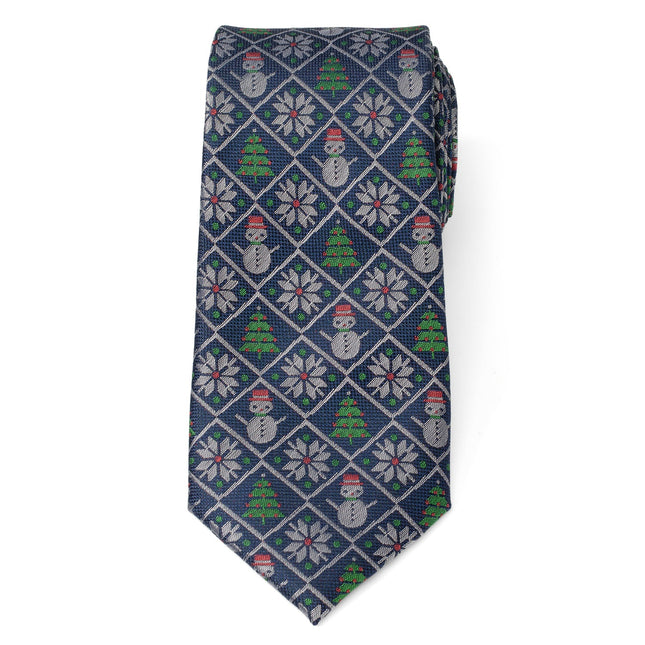 Sweater Weather Blue Men's Tie Ox and Bull Trading Co. Ties - Paul Malone.com