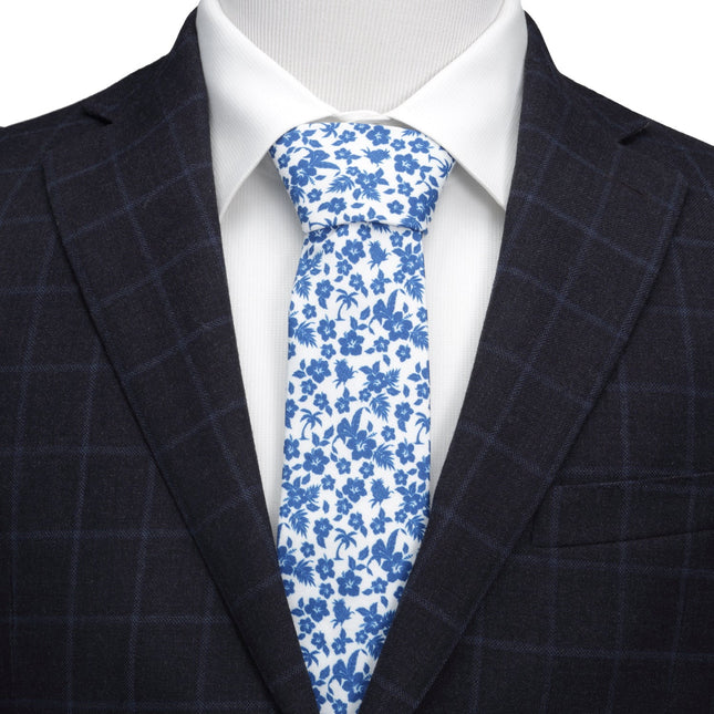 Tropical Blue Men’s Tie Ox and Bull Trading Co. Ties - Paul Malone.com