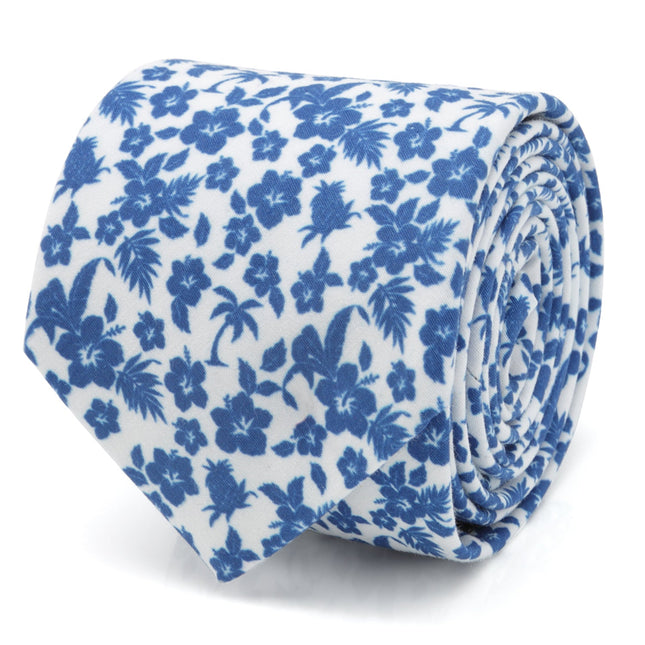 Tropical Blue Men’s Tie Ox and Bull Trading Co. Ties - Paul Malone.com