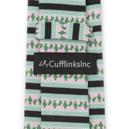 Texas Cactus Stripe Sage Men’s Tie Ox and Bull Trading Co. Ties - Paul Malone.com