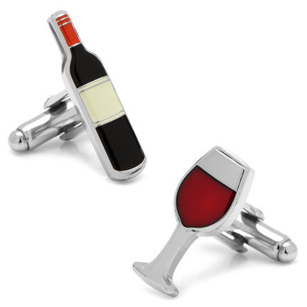 Wine and Bottle Cufflinks Cufflinks.com Cufflinks - Paul Malone.com