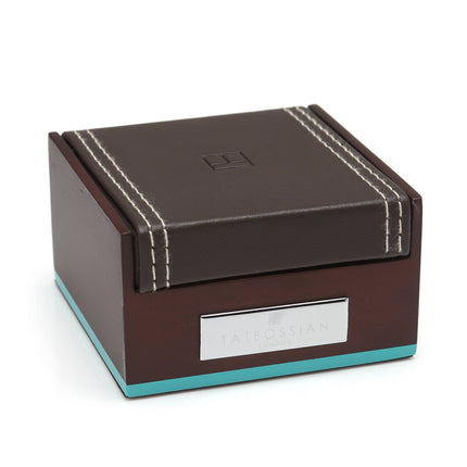 Double Bolt Silver Cufflinks in Black Rhodium Ox and Bull Trading Co. Cufflinks - Paul Malone.com