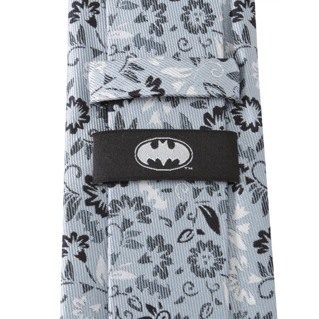 DC Batman Patterned Floral Blue Men's Tie DC Comics Ties - Paul Malone.com