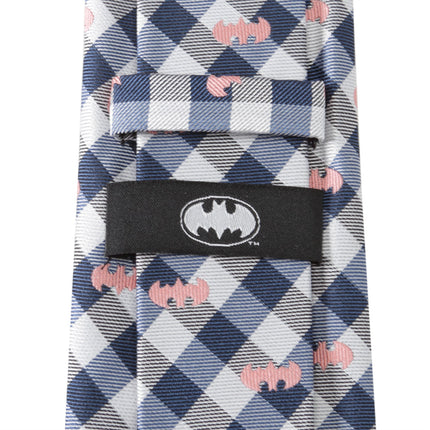 DC Batman Plaid Navy Men's Tie DC Comics Ties - Paul Malone.com