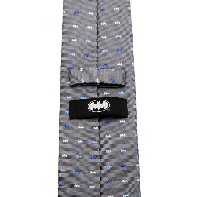 DC Batman Icon Gray Mens Tie Cufflinks.com Tie - Paul Malone.com