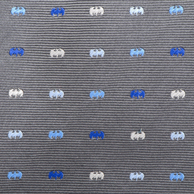 DC Batman Icon Gray Mens Tie Cufflinks.com Tie - Paul Malone.com