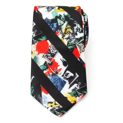 DC Batman Chaos Stripe Men's Tie DC Comics Ties - Paul Malone.com