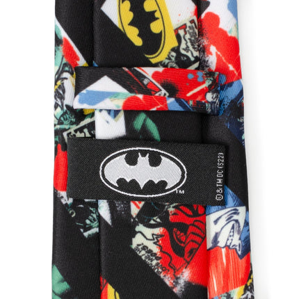 DC Batman Chaos Stripe Men's Tie DC Comics Ties - Paul Malone.com
