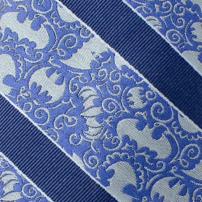 DC Batman Stripe Multi Emblem Blue Men's Tie DC Comics Ties - Paul Malone.com