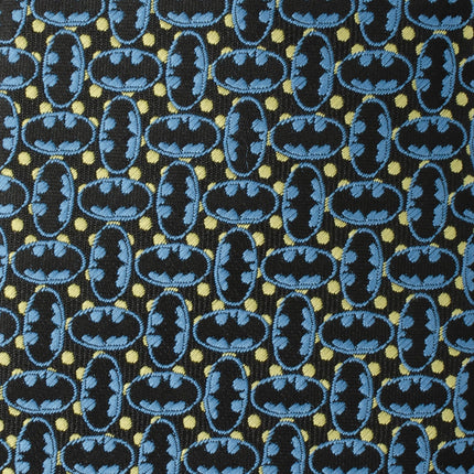 DC Batman Emblem Multi Black Men's Tie Cufflinks.com Tie - Paul Malone.com