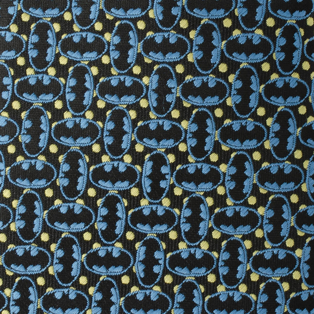 DC Batman Emblem Multi Black Men's Tie Cufflinks.com Tie - Paul Malone.com