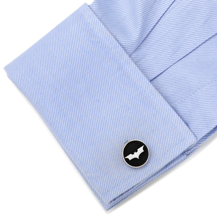 DC Batman Dark Knight Recessed Black Cufflinks DC Comics Cufflinks - Paul Malone.com