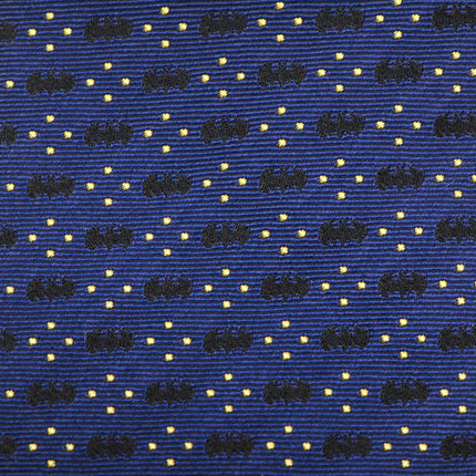 DC Batman Icon Diamond Dot Navy Mens Tie Cufflinks.com Tie - Paul Malone.com