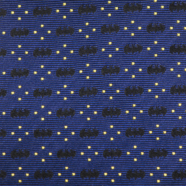 DC Batman Icon Diamond Dot Navy Mens Tie Cufflinks.com Tie - Paul Malone.com