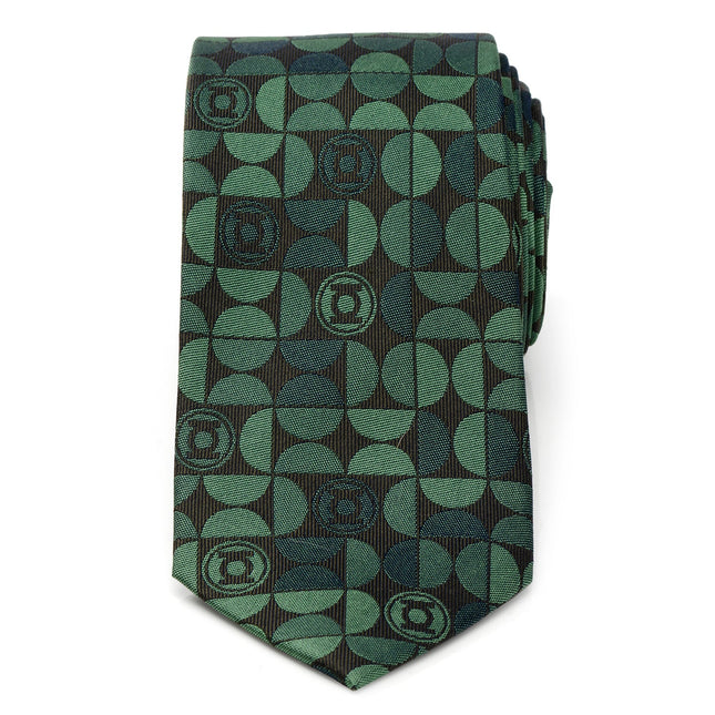 DC Green Lantern Charcoal Men's Tie DC Comics Ties - Paul Malone.com