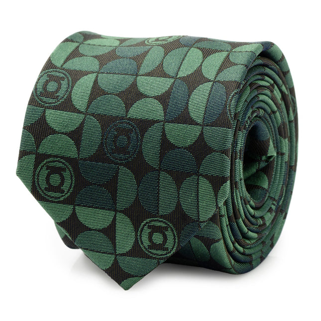 DC Green Lantern Charcoal Men's Tie DC Comics Ties - Paul Malone.com