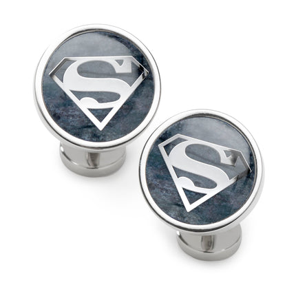 DC Superman Navy Gemstone Cufflinks DC Comics Cufflinks - Paul Malone.com