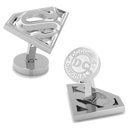 DC Superman Stainless Steel Cufflinks DC Comics Cufflinks - Paul Malone.com