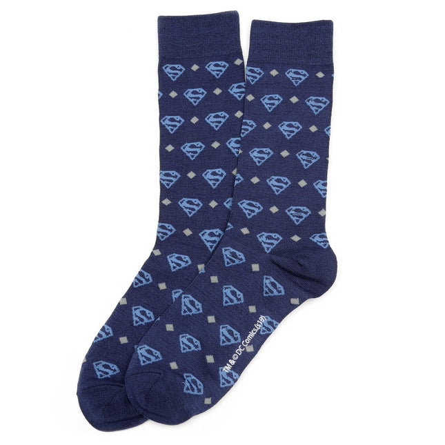 DC Superman Tie and Sock Gift Set DC Comics Socks - Paul Malone.com