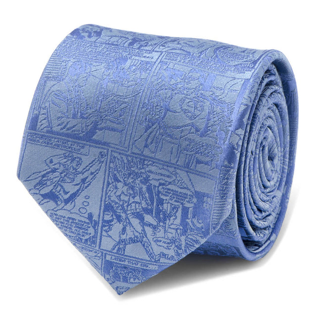 DC Superman Comic Blue Mens Tie DC Comics Ties - Paul Malone.com