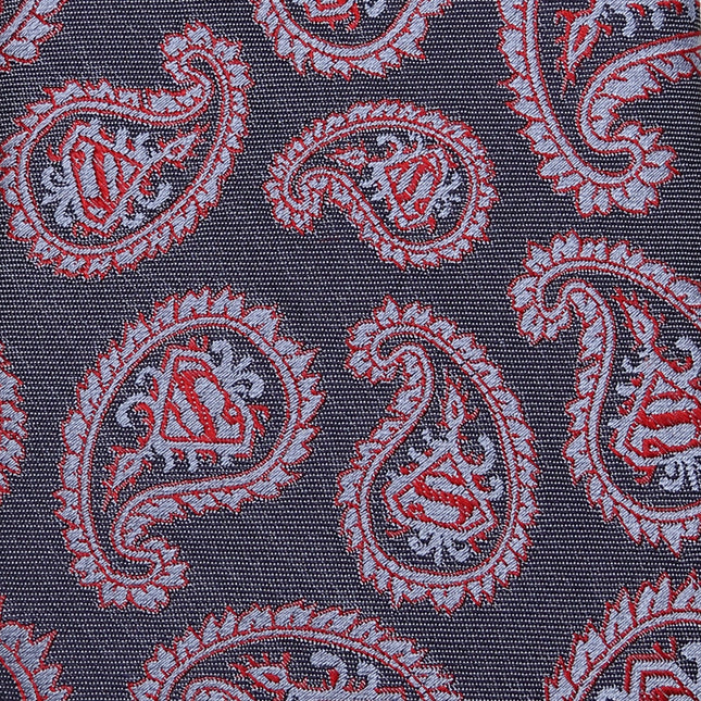 DC Superman Red and Blue Paisley Tie Cufflinks.com Tie - Paul Malone.com