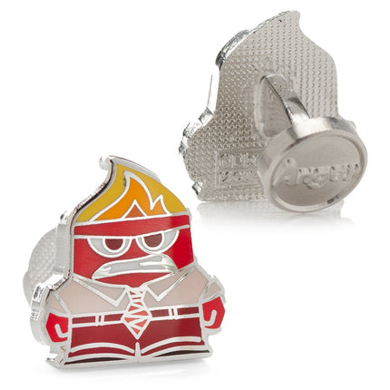 Disney Pixar Inside Out Anger Cufflinks Disney Cufflinks - Paul Malone.com