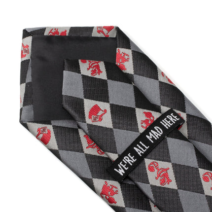 Disney Alice in Wonderland Gray Men's Tie Disney Ties - Paul Malone.com