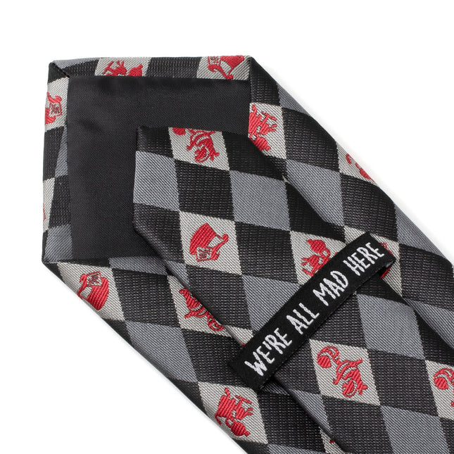 Disney Alice in Wonderland Gray Men's Tie Cufflinks.com Tie - Paul Malone.com