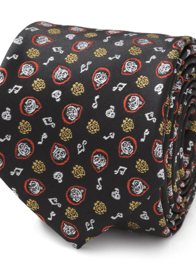 Disney Pixar Coco Black Men's Tie Disney Ties - Paul Malone.com