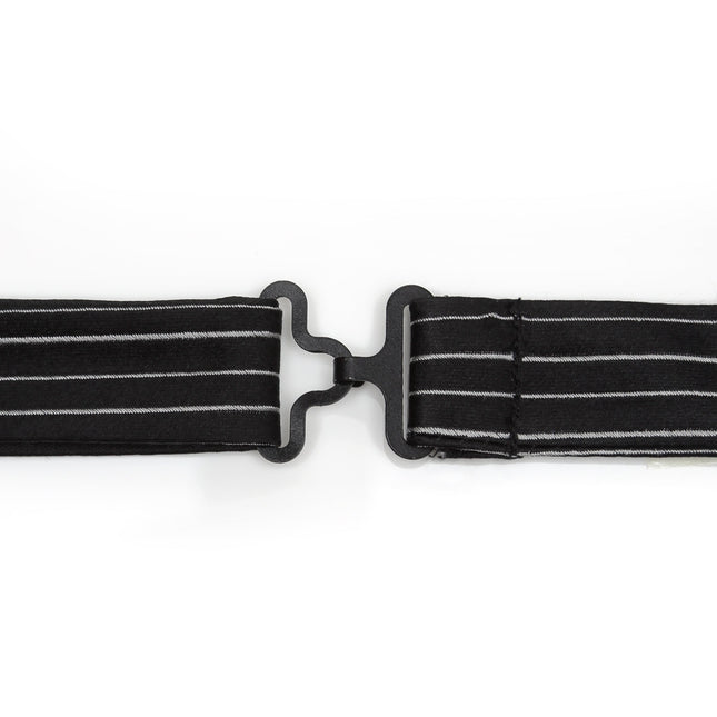 Disney The Nightmare Before Christmas Jack Skellington Striped Men's Bow Tie Cufflinks.com Bowtie - Paul Malone.com