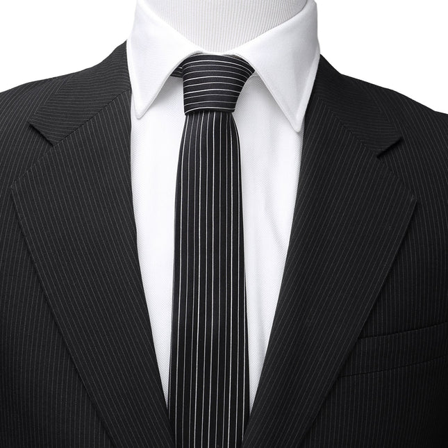 Disney The Nightmare Before Christmas Jack Skellington Striped Men's Tie Cufflinks.com Tie - Paul Malone.com