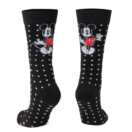 Disney Mickey Mouse Dot Socks and Blue Lapel Pin Gift Set Disney Socks - Paul Malone.com
