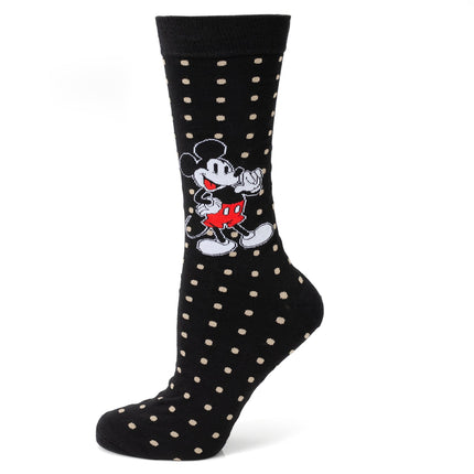 Disney Mickey Mouse Dot Socks and Blue Lapel Pin Gift Set Disney Socks - Paul Malone.com