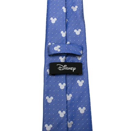 Disney Mickey Mouse Blue Pin Dot Men's Tie Disney Ties - Paul Malone.com