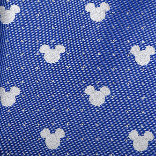 Disney Mickey Mouse Blue Pin Dot Men's Tie Cufflinks.com Tie - Paul Malone.com