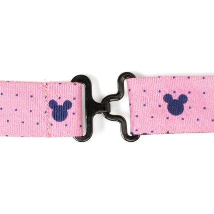 Disney Mickey Mouse Pink Dot Silhouette Pre-Tied Bow Tie Cufflinks.com Bowtie - Paul Malone.com