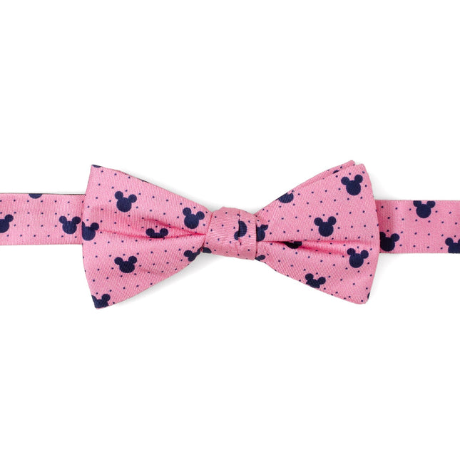 Disney Mickey Mouse Pink Dot Silhouette Pre-Tied Bow Tie Cufflinks.com Bowtie - Paul Malone.com