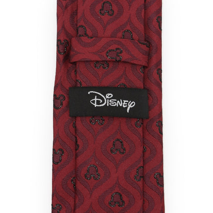 Disney Mickey Mouse Holiday Metallic Black Silk Men's Tie Disney Ties - Paul Malone.com
