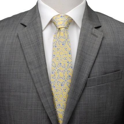 Disney Mickey Mouse Yellow Multi Men's Tie Disney Ties - Paul Malone.com