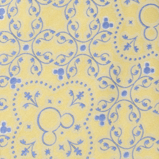 Disney Mickey Mouse Yellow Multi Men's Tie Cufflinks.com Tie - Paul Malone.com