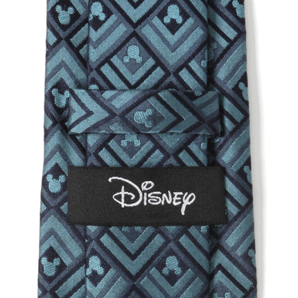 Disney Mickey Mouse Diamond Teal Men's Tie Disney Ties - Paul Malone.com