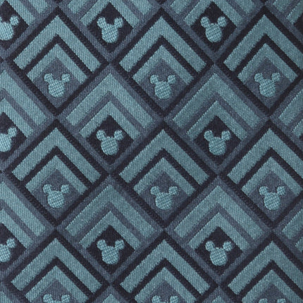 Disney Mickey Mouse Diamond Teal Men's Tie Disney Ties - Paul Malone.com