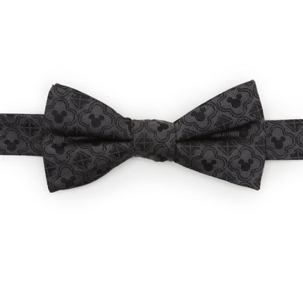 Disney Mickey Mouse Pattern Black Bow Tie Cufflinks.com Bowtie - Paul Malone.com