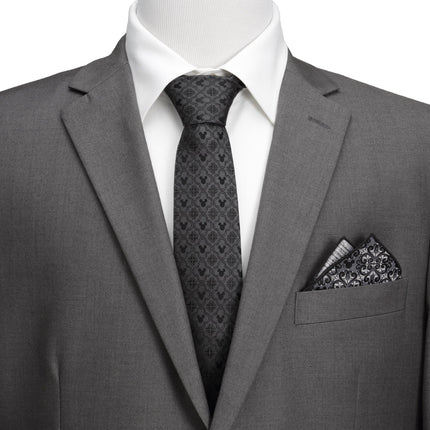Disney Mickey Mouse Pattern Black Men's Tie Disney Ties - Paul Malone.com