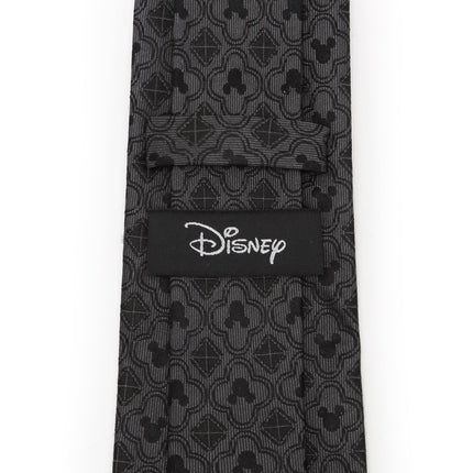 Disney Mickey Mouse Pattern Black Men's Tie Disney Ties - Paul Malone.com