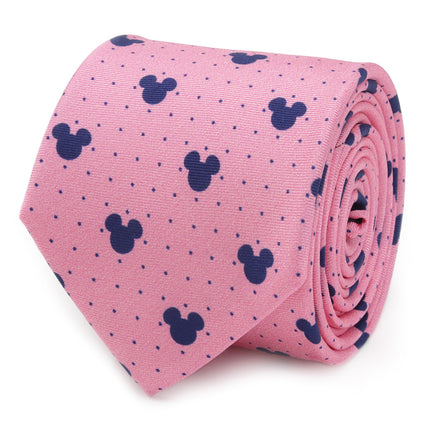 Disney Mickey Mouse Dot Pink Men's Tie Disney Ties - Paul Malone.com
