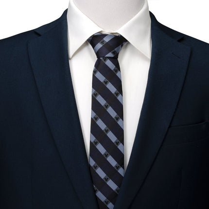 Disney Mickey Mouse Blue Plaid Tie Cufflinks.com Tie - Paul Malone.com