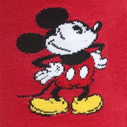 Disney Mickey Mouse Pie-Eyed Red Sock and Mickey Blue Lapel Pin Gift Set Disney Socks - Paul Malone.com