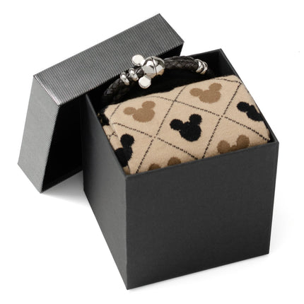 Disney Mickey Mouse Silhouette Sock and Bracelet Gift Set Disney Socks - Paul Malone.com